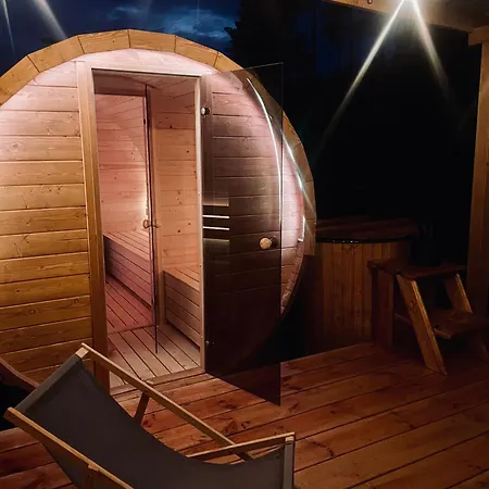 Sworna Laka Z Zewnetrznym Spa- Sauna, Jacuzzi, Balia Ferienhaus *
